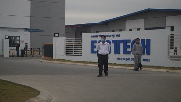 Công ty Eastech (Khu công nghiệp Cộng Hòa, TP Chí Linh)