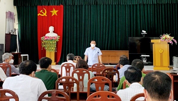 Phó Chủ tịch UBND tỉnh Hải Dương làm việc với huyện Kim Thành sáng ngày 20/5.
