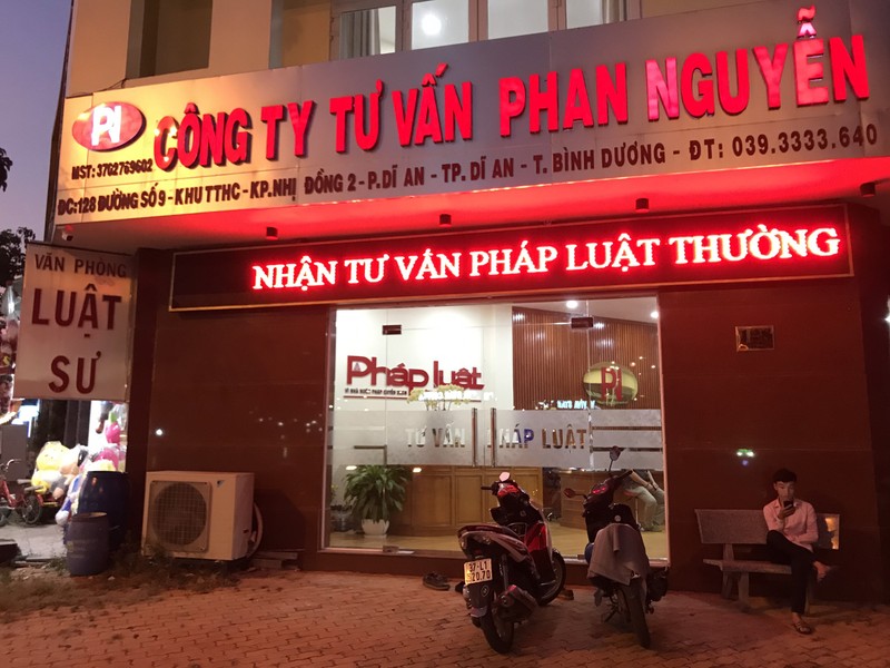 Bình Dương: Công ty tư vấn Phan Nguyễn sử dụng hình ảnh Báo Pháp luật Việt Nam trái pháp luật