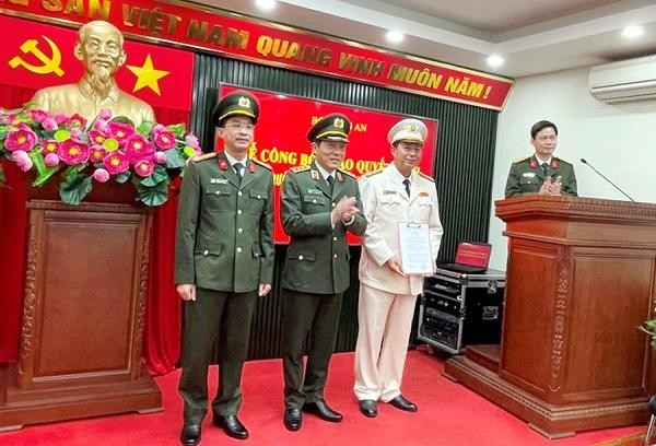 Đại tá Trần Đình Chung, Phó Giám đốc CATP Đà Nẵng giữ chức vụ Phó Cục trưởng Cục An ninh Chính trị nội bộ