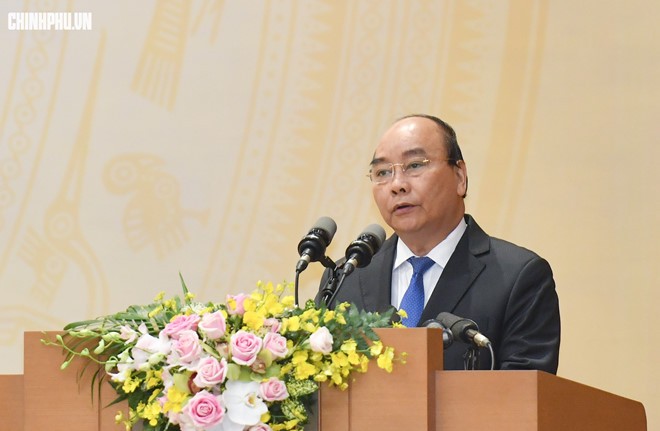 Thủ tướng Nguyễn Xuân Phúc phát biểu