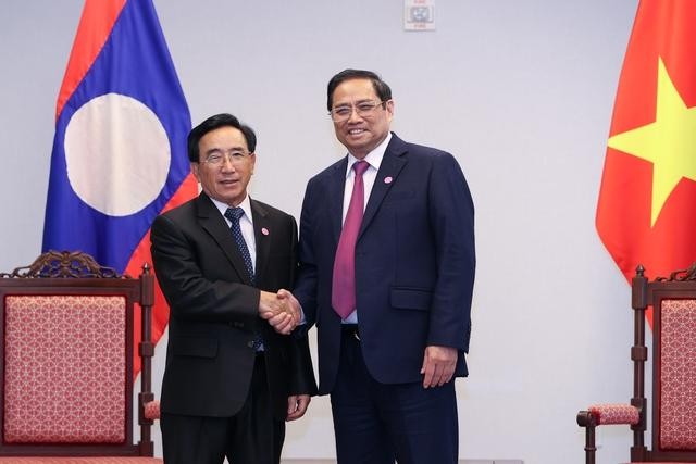 Thủ tướng Phạm Minh Chính gặp Thủ tướng Lào và tiếp xúc song phương các nhà lãnh đạo ASEAN ảnh 1