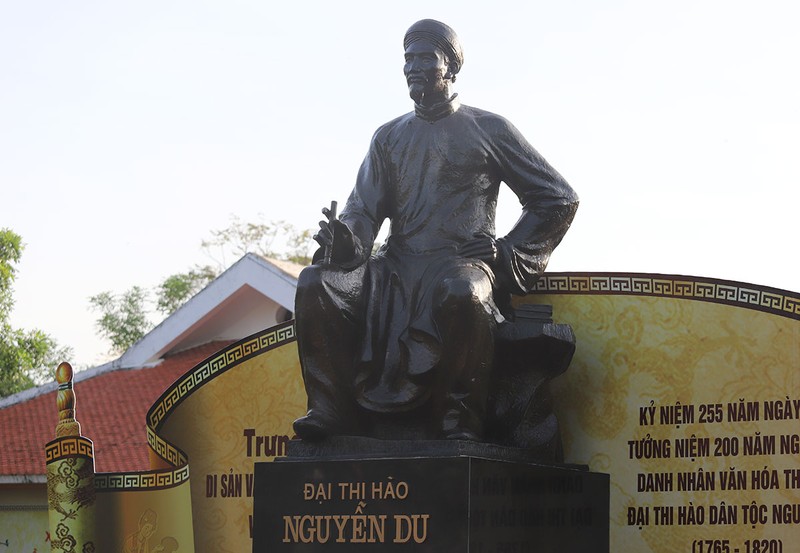 Tượng đài Nguyễn Du - Đại thi hào dân tộc, Danh nhân văn hóa thế giới.