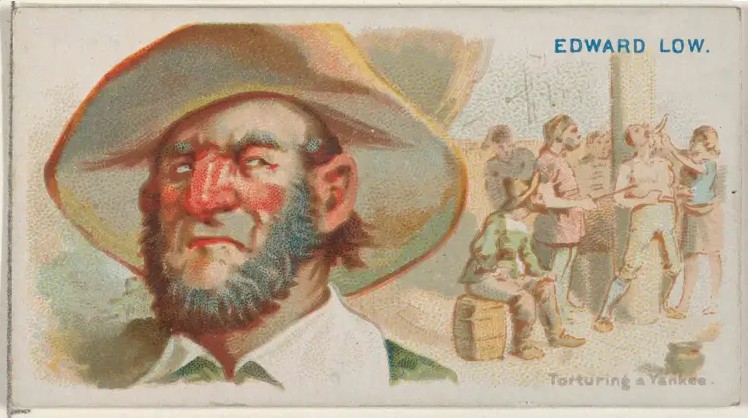 Họa hình nhân vật cướp biển Edward Low.