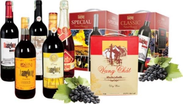 Các sản phẩm của Vang Thăng Long.