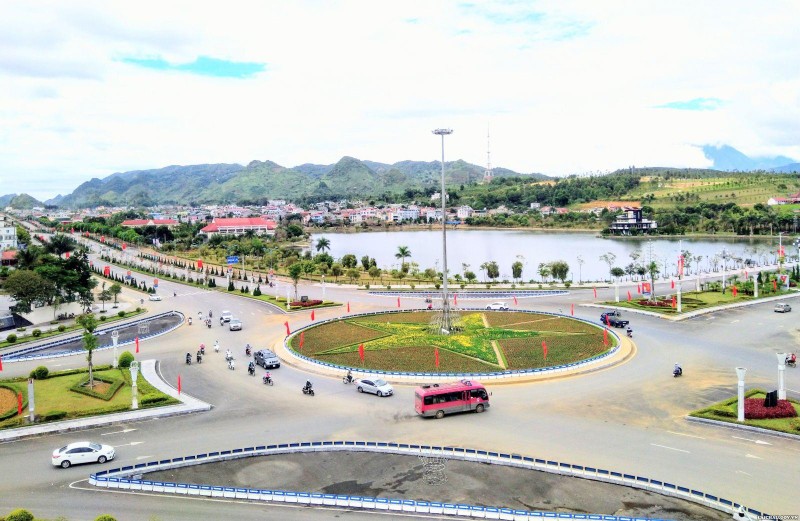 Một góc thành phố Lai Châu hiện đại, văn minh.