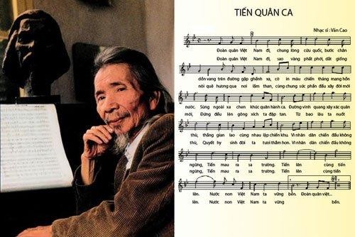 Nhạc sĩ Văn Cao và bài Tiến quân ca.