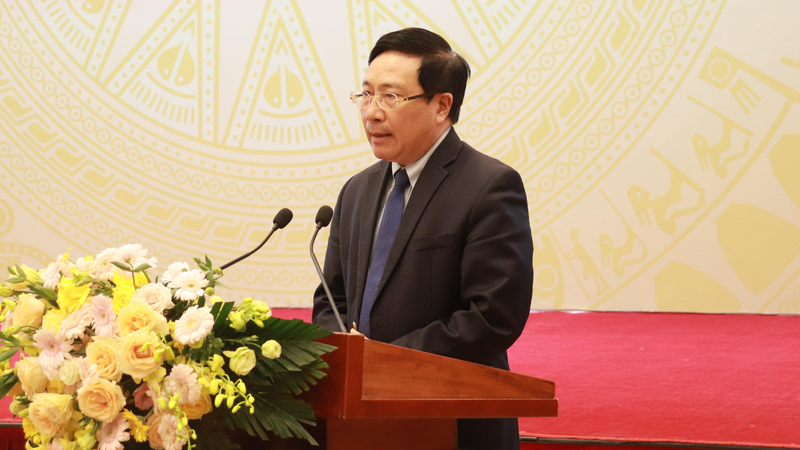 Đồng chí Phạm Bình Minh, Uỷ viên Bộ Chính trị, Phó Thủ tướng Thường trực Chính phủ.