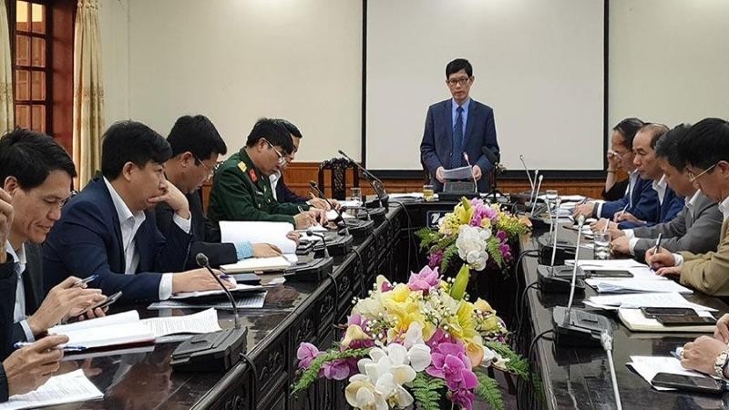 Tỉnh ủy viên, Phó Chủ tịch UBND tỉnh Bùi Quang Cẩm phát biểu kết luận Hội nghị.
