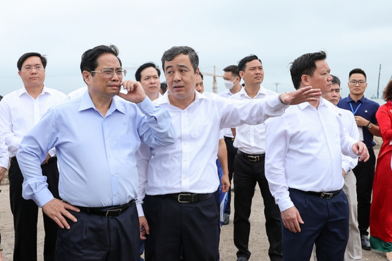 Thủ tướng Phạm Minh Chính khảo sát một số dự án lớn tại Thái Bình ảnh 2