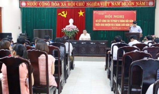 Ngành Tư pháp Thanh Hóa sơ kết 6 tháng đầu năm