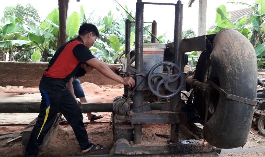 Xưởng mộc của anh Phương