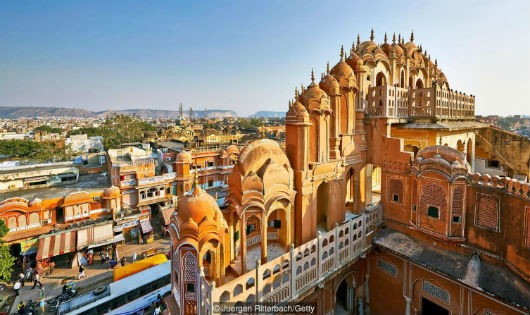 “Thành phố Hồng” Jaipur - một địa điểm du lịch nổi tiếng.