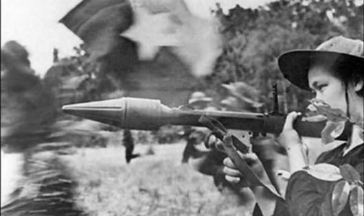 Quân giải phóng trong cuộc Tổng tiến công và nổi dậy Xuân Mậu thân 1968 (ảnh sưu tầm)