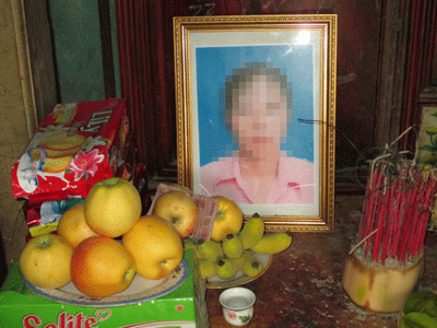Di ảnh nạn nhân