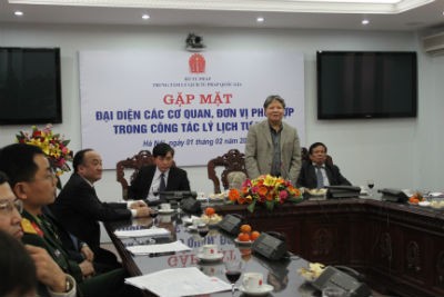 Bộ trưởng Hà Hùng Cường gặp mặt đại diện các cơ quan, đơn vị phối hợp trong công tác lý lịch tư pháp