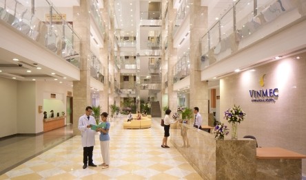 Bệnh viện Vinmec nằm trong dự án Times City đã đi vào hoạt động