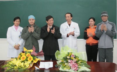 Một bệnh nhân đang chuẩn bị cấy ghép tế bào gốc