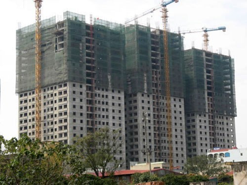 Một góc dự án chung cư Đại Thanh