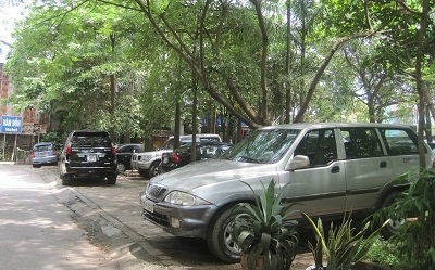 Khu vực triển khai Dự án Bãi đỗ xe tĩnh Đầm Trấu