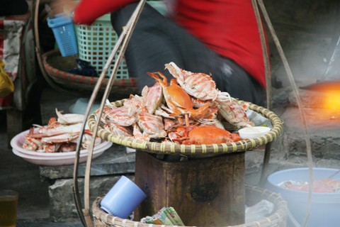 Phần lớn trong số những con ghẹ này là đồ