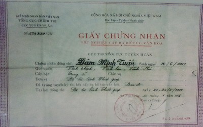 Dư luận đang trông chờ UBKT đưa ra kết luận cuối cùng về việc bí thư xã Vĩnh Thịnh sử dụng bằng giả
