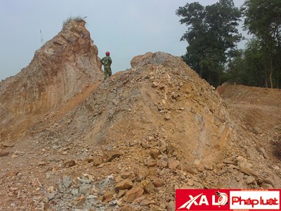 Núi Con Lợn nay chỉ còn lại 3 gò đất