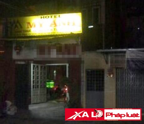 Khách sạn vắng lặng sau khi xảy ra vụ tự thiêu chiều ngày 27/4