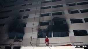 Hiện trường vụ hỏa hoạn tối 8.5.