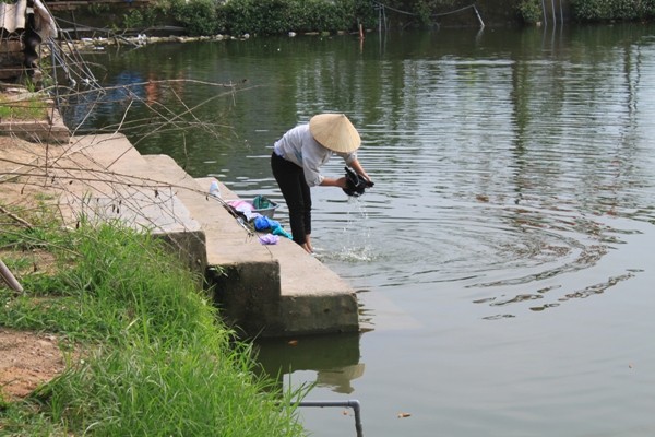 Việc sinh hoạt giặt giũ hàng ngày cũng được diễn ra tại đây