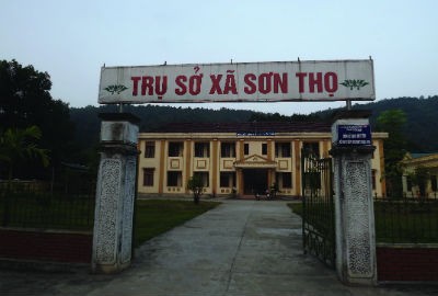 UBND xã Sơn Thọ nơi nhiều lần PV liên hệ làm việc nhưng đều bị lảng tránh