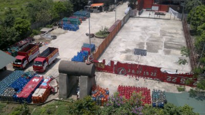 Kho tập kết gas của Cty CP Ngọn lửa thần