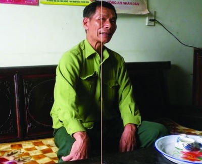 Ông Nguyễn Quang Vinh trình bày lại việc ông bị tên Lâm kè kiếm vào cổ
