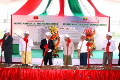 Khởi công Dự án Hoàng Anh Gia Lai Myanmar Center