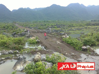 Hiện trường nơi nhóm côn đồ bị cả làng đánh bò lê bò càng