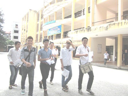 Thí sinh mùa thi 2012