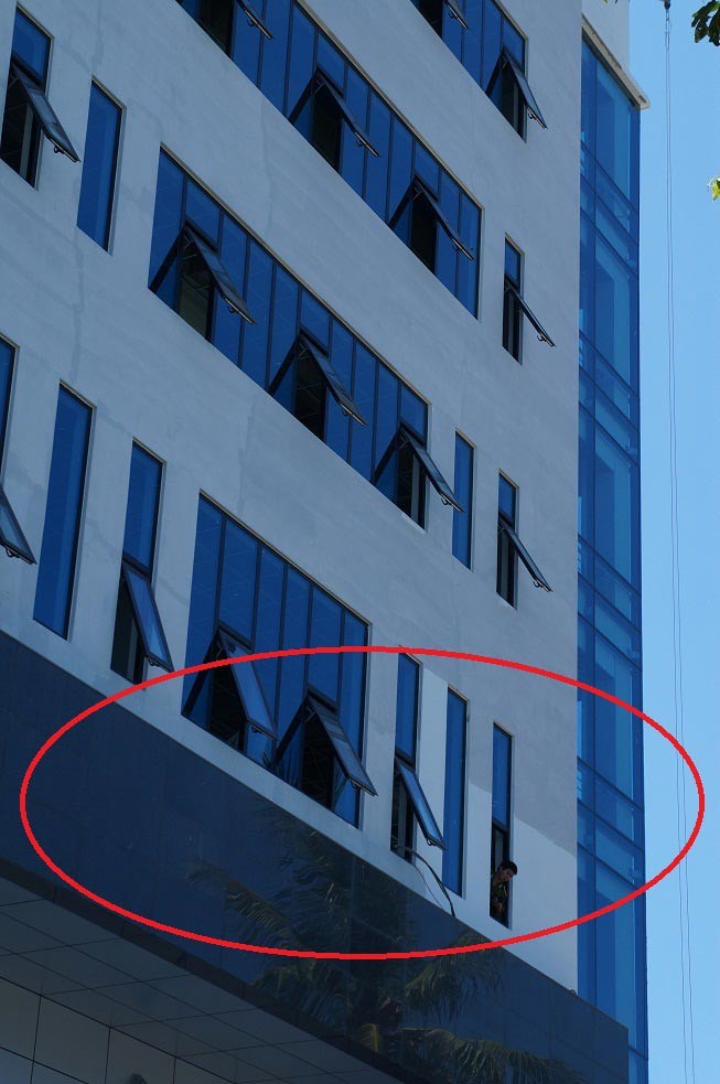 Hiện trường vụ tai nạn.